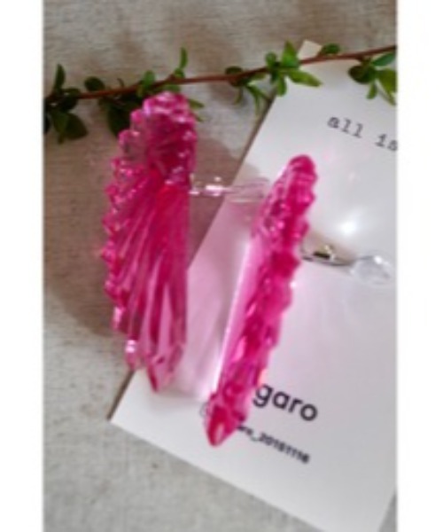 VIBGYOR(ヴィブジョー)の「【Agaro】No.200 ドイツvintageビーズの痛くなりにくいイヤリング(MA)(イヤリング・レディース・ベビーピンク/ピンク/その他1・FREE)」の2枚目の写真