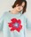 Camphor wood�i�J���t�@�[�E�b�h�j�́uinside out flower motif cotton sweater / �C���T�C�h�A�E�g�C���^�[�V���t�����[���`�[�t�j�b�g�i�j�b�g/�Z�[�^�[�j�v�b���C�g�u���[