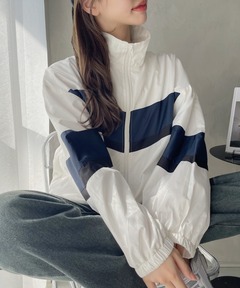 セール】oversized layered jacket / レイヤードデザインオーバー
