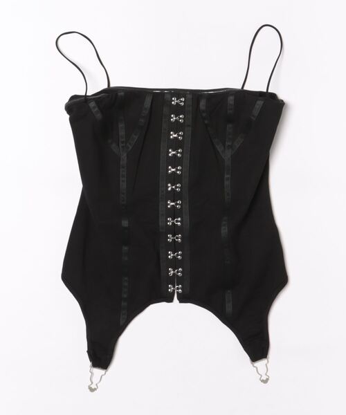 SANSeLF（サンセルフ）の「パイピングコルセットトップス【SANSeLF】sanw24a041（その他トップス・レディース・ブラック/ホワイト・FREE）」の12枚目の写真