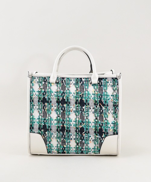 セール】ツイード ジュリアングル トートバッグ Mサイズ/ショルダー