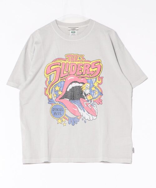 roial(ロイアル)の「DESIGN TEE/ROIAL(ロイアル)スタンダードフィット半袖カットソー(Tシャツ/カットソー・メンズ・グレー/ネイビー・SMALL/MEDIUM)」の2枚目の写真