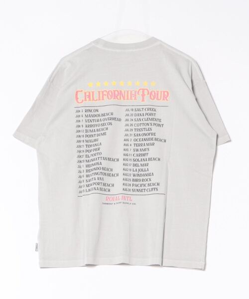 roial(ロイアル)の「DESIGN TEE/ROIAL(ロイアル)スタンダードフィット半袖カットソー(Tシャツ/カットソー・メンズ・グレー/ネイビー・SMALL/MEDIUM)」の3枚目の写真