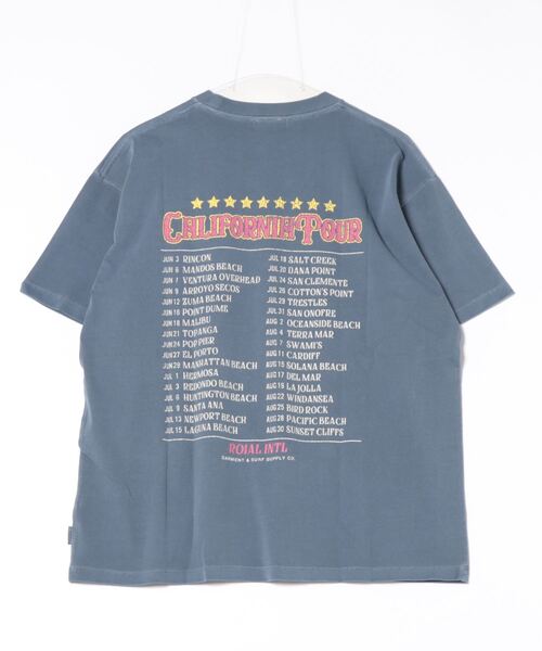 roial(ロイアル)の「DESIGN TEE/ROIAL(ロイアル)スタンダードフィット半袖カットソー(Tシャツ/カットソー・メンズ・グレー/ネイビー・SMALL/MEDIUM)」の4枚目の写真