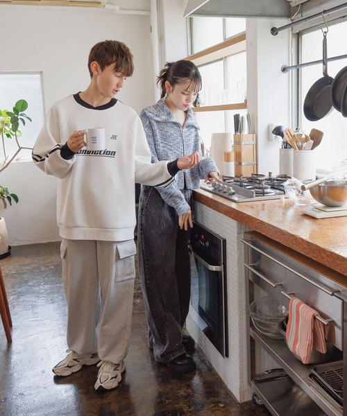 GLOBAL WORK（グローバルワーク）の「USAカットカーゴパンツ/AND YUA ANY/152626（カーゴパンツ・キッズ・ブラック/杢グレー・170cm/160cm/150cm）」の6枚目の写真