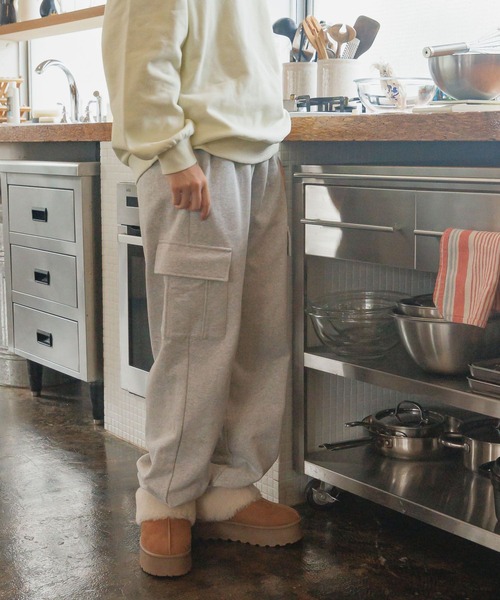 GLOBAL WORK（グローバルワーク）の「USAカットカーゴパンツ/AND YUA ANY/152626（カーゴパンツ・キッズ・ブラック/杢グレー・170cm/160cm/150cm）」の18枚目の写真