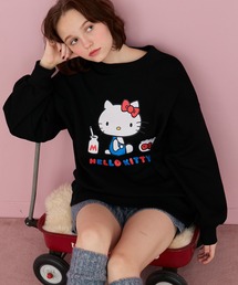 【HELLO KITTY × forksy.】アソート レトロプリント オーバーサイズ スウェット