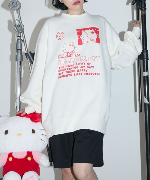 HELLO KITTY × forksy.】アソート レトロプリント オーバー