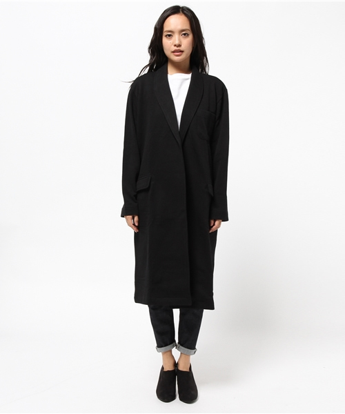 MOUSSY(マウジー)の「JERSEY GOWN(その他アウター・レディース・カーキ系/ブラック/トップグレー・FREE)」の4枚目の写真