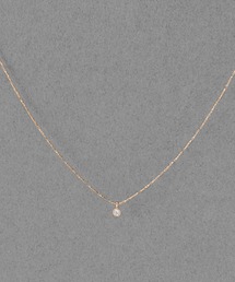 Phoebe | 【金属アレルギー対応】シャイニーフチミルネックレス/全長:約39cm+3cm/ニッケルフリー(ネックレス)