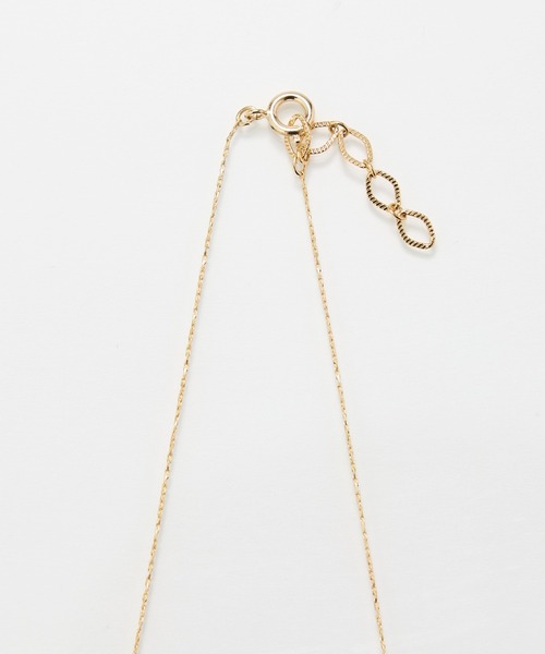 Phoebe（フィービィー）の「【金属アレルギー対応】シャイニーフチミルネックレス/全長:約39cm+3cm/ニッケルフリー（ネックレス・レディース・シャンパン/イエローゴールド/シルバー・FREE）」の13枚目の写真