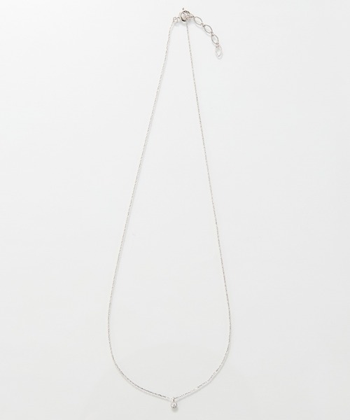 Phoebe（フィービィー）の「【金属アレルギー対応】シャイニーフチミルネックレス/全長:約39cm+3cm/ニッケルフリー（ネックレス・レディース・シャンパン/イエローゴールド/シルバー・FREE）」の15枚目の写真