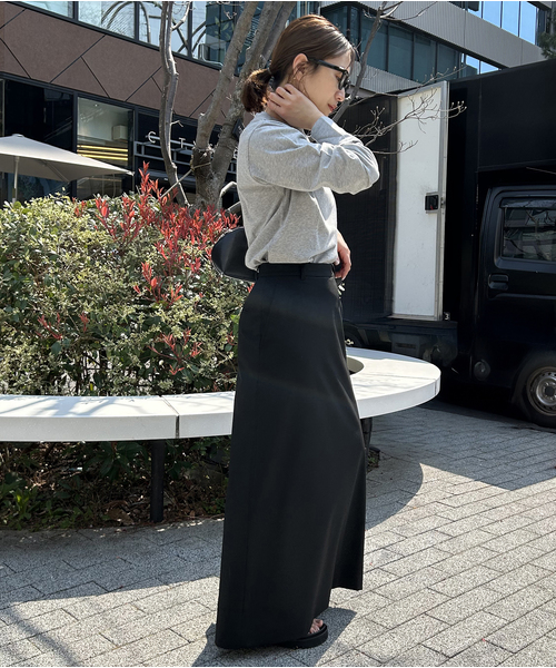 JOURNAL STANDARD(ジャーナルスタンダード)の「《追加5》UNBIASEDロングスリーブ Tシャツ(Tシャツ/カットソー・レディース・ホワイト/チャコールグレー・FREE)」の8枚目の写真