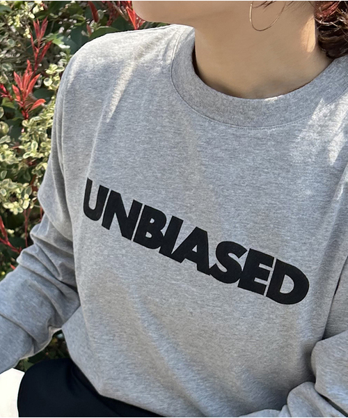 JOURNAL STANDARD(ジャーナルスタンダード)の「《追加5》UNBIASEDロングスリーブ Tシャツ(Tシャツ/カットソー・レディース・ホワイト/チャコールグレー・FREE)」の12枚目の写真