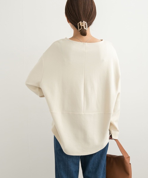 URBAN RESEARCH DOORS（アーバンリサーチドアーズ）の「ダンボールニットプルオーバー（Tシャツ/カットソー・レディース・ブラック/パープル/ホワイト系その他・MEDIUM）」の9枚目の写真