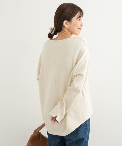 URBAN RESEARCH DOORS（アーバンリサーチドアーズ）の「ダンボールニットプルオーバー（Tシャツ/カットソー・レディース・ブラック/パープル/ホワイト系その他・MEDIUM）」の10枚目の写真