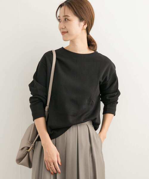 URBAN RESEARCH DOORS（アーバンリサーチドアーズ）の「ダンボールニットプルオーバー（Tシャツ/カットソー・レディース・ブラック/パープル/ホワイト系その他・MEDIUM）」の16枚目の写真
