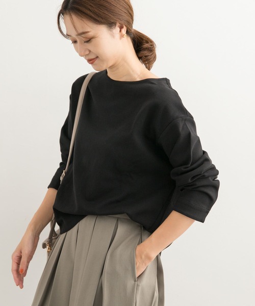 URBAN RESEARCH DOORS（アーバンリサーチドアーズ）の「ダンボールニットプルオーバー（Tシャツ/カットソー・レディース・ブラック/パープル/ホワイト系その他・MEDIUM）」の17枚目の写真