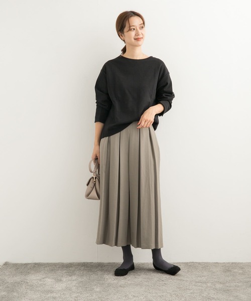 URBAN RESEARCH DOORS（アーバンリサーチドアーズ）の「ダンボールニットプルオーバー（Tシャツ/カットソー・レディース・ブラック/パープル/ホワイト系その他・MEDIUM）」の22枚目の写真