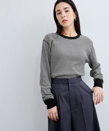 【Healthknit/ヘルスニット】Basic Waffle Crewneck L/S