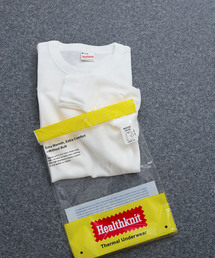 【Healthknit/ヘルスニット】Basic Waffle Crewneck L/S