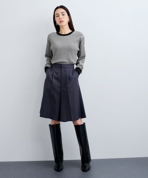 Healthknit(ヘルスニット)の「【Healthknit/ヘルスニット】Basic Waffle Crewneck L/S(Tシャツ/カットソー・レディース・ブラック系その他/ホワイト/ブラック/ブルー系その他5・FREE)」の7枚目の写真