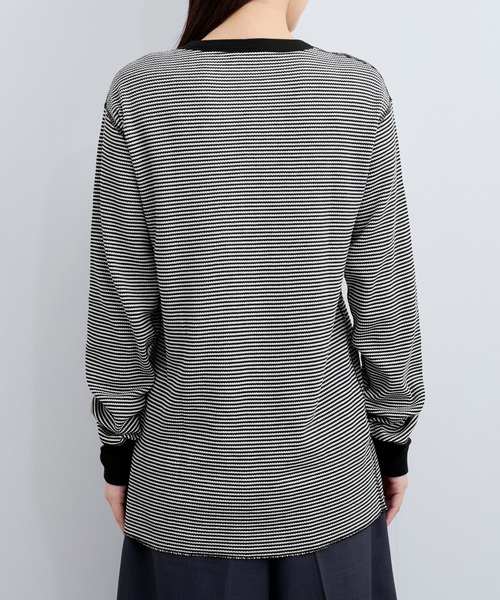 Healthknit(ヘルスニット)の「【Healthknit/ヘルスニット】Basic Waffle Crewneck L/S(Tシャツ/カットソー・レディース・ブラック系その他/ホワイト/ブラック/ブルー系その他5・FREE)」の14枚目の写真
