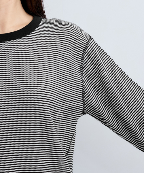 Healthknit(ヘルスニット)の「【Healthknit/ヘルスニット】Basic Waffle Crewneck L/S(Tシャツ/カットソー・レディース・ブラック系その他/ホワイト/ブラック/ブルー系その他5・FREE)」の16枚目の写真