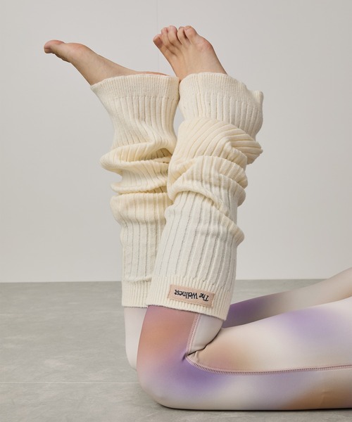 NERGY（ナージー）の「ソフトニットレッグウォーマー（レッグウォーマー・レディース・オフホワイト/グレー・FREE）」の8枚目の写真