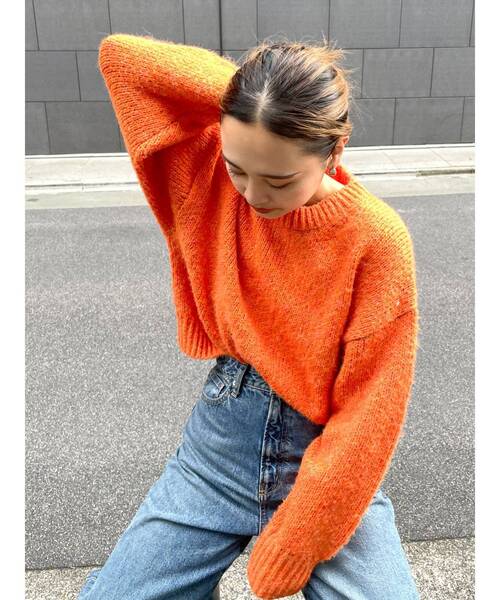 【セール】カラーモヘヤ混ルーズニット（ニット/セーター）｜Ungrid（アングリッド）