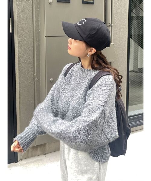 【セール】カラーモヘヤ混ルーズニット（ニット/セーター）｜Ungrid（アングリッド）