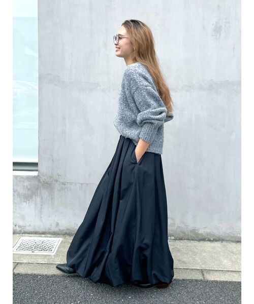 【セール】カラーモヘヤ混ルーズニット（ニット/セーター）｜Ungrid（アングリッド）