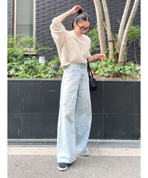 【セール】カラーモヘヤ混ルーズニット（ニット/セーター）｜Ungrid（アングリッド）