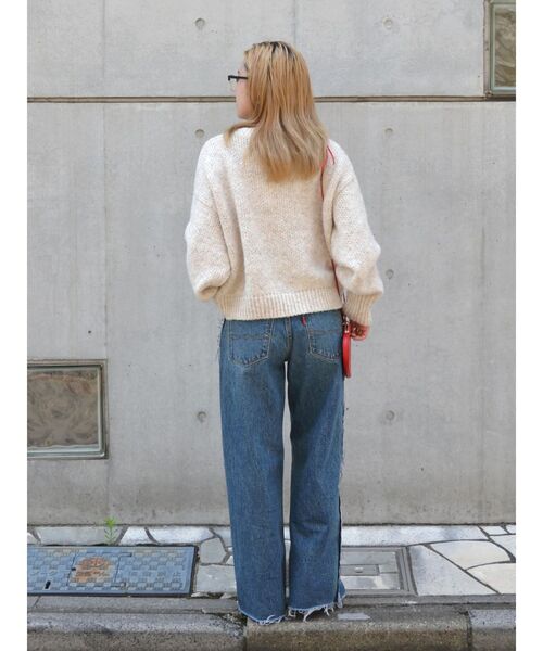 【セール】カラーモヘヤ混ルーズニット（ニット/セーター）｜Ungrid（アングリッド）