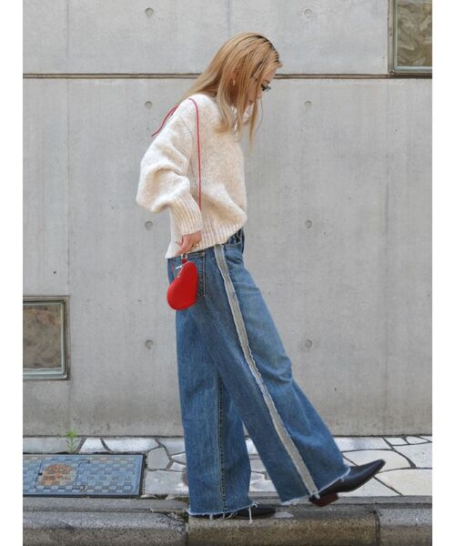 【セール】カラーモヘヤ混ルーズニット（ニット/セーター）｜Ungrid（アングリッド）