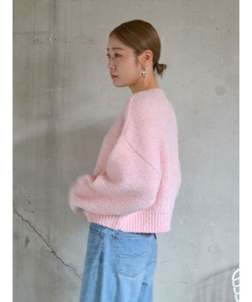 【セール】カラーモヘヤ混ルーズニット（ニット/セーター）｜Ungrid（アングリッド）