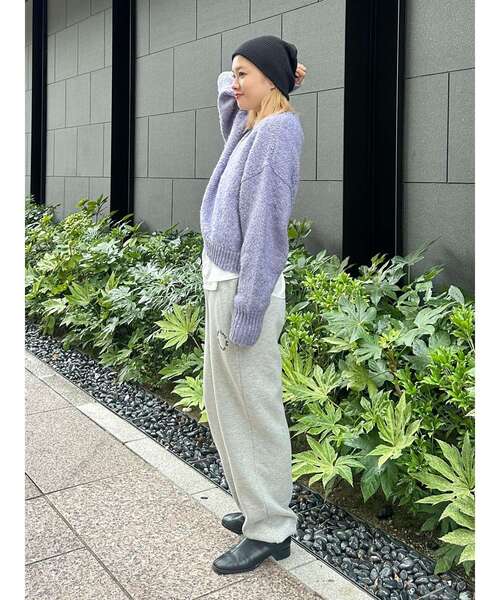 【セール】カラーモヘヤ混ルーズニット（ニット/セーター）｜Ungrid（アングリッド）