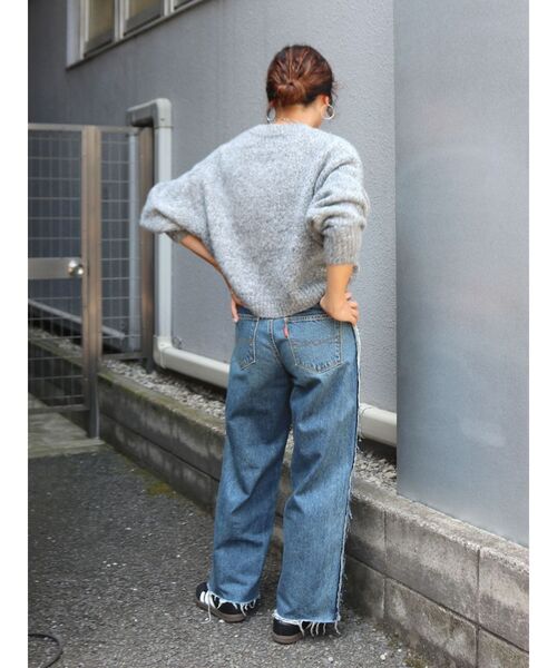 【セール】カラーモヘヤ混ルーズニット（ニット/セーター）｜Ungrid（アングリッド）