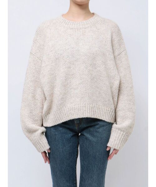 【セール】カラーモヘヤ混ルーズニット（ニット/セーター）｜Ungrid（アングリッド）
