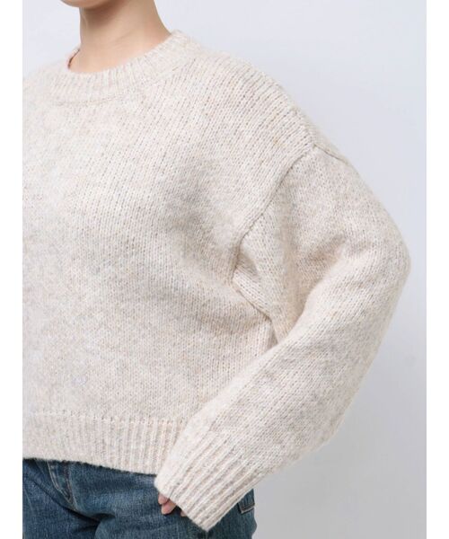 【セール】カラーモヘヤ混ルーズニット（ニット/セーター）｜Ungrid（アングリッド）