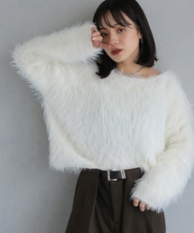 cheriella | 【cheriella】ショートシャギーニット（完売）(ニット/セーター)