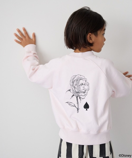 LOWRYS FARM(ローリーズファーム)の「ALICE/コンパクトウラケ 247291(スウェット・キッズ・オフホワイト/ピンク・110cm/140cm/120cm/150cm/130cm)」の1枚目の写真