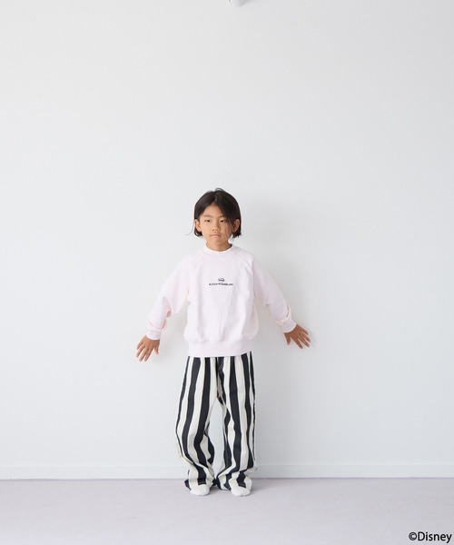 LOWRYS FARM(ローリーズファーム)の「ALICE/コンパクトウラケ 247291(スウェット・キッズ・オフホワイト/ピンク・110cm/140cm/120cm/150cm/130cm)」の3枚目の写真
