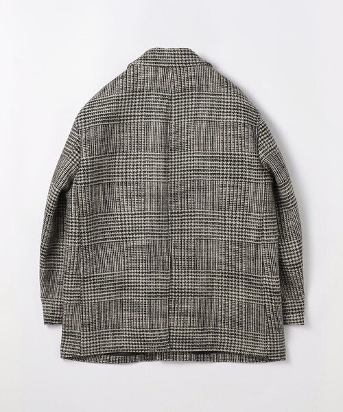 GALERIE VIE チェック柄 ロングコート ギャルリー・ヴィー GALERIE VIE グレナカートチェック カラーレス