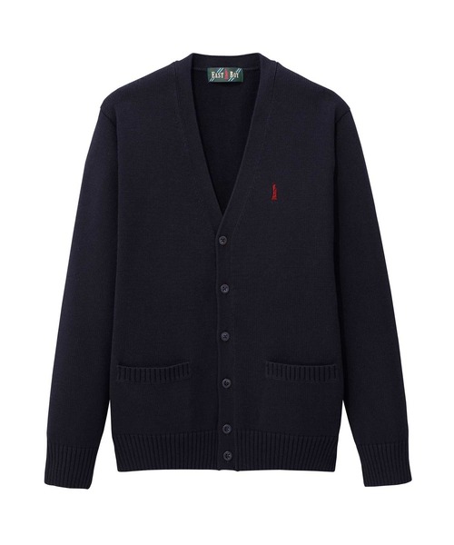 EASTBOY（イーストボーイ）の「カーディガン 綿 7G ニット 女子 制服 学生服 中学生 高校生 スクール（カーディガン/ボレロ・キッズ・オフホワイト/ブラック/ライトグレー/ベージュ/ネイビー・9号/11号/7号/13号）」の12枚目の写真