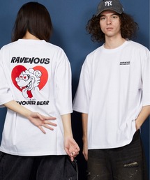 MEMENTISM(gCY)̃I[o[TCY  hJ TVc 100 /embroidery oversize T-shirt(TVc/Jbg\[)