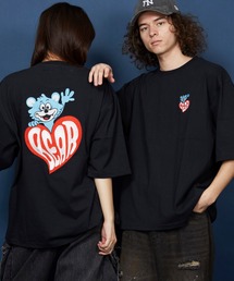MEMENTISM(gCY)̃I[o[TCY  hJ TVc 100 /embroidery oversize T-shirt(TVc/Jbg\[)