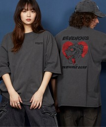 MEMENTISM(gCY)̃I[o[TCY  hJ TVc 100 /embroidery oversize T-shirt(TVc/Jbg\[)