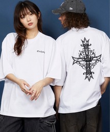MEMENTISM(gCY)̃I[o[TCY  hJ TVc 100 /embroidery oversize T-shirt(TVc/Jbg\[)