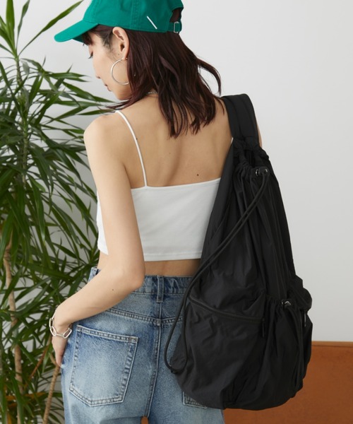 Auntie Rosa Holiday（アンティローザホリデー）の「カップ付きフライスショートキャミ（キャミソール・レディース・モカ/オフホワイト/グレー/ブラック・FREE）」の20枚目の写真